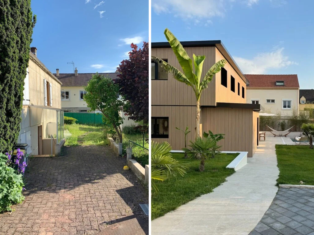 Avant / Après : comment on a transformé une petite maison en une vraie pépite Avant / Après : comment on a transformé une petite maison en une vraie pépite